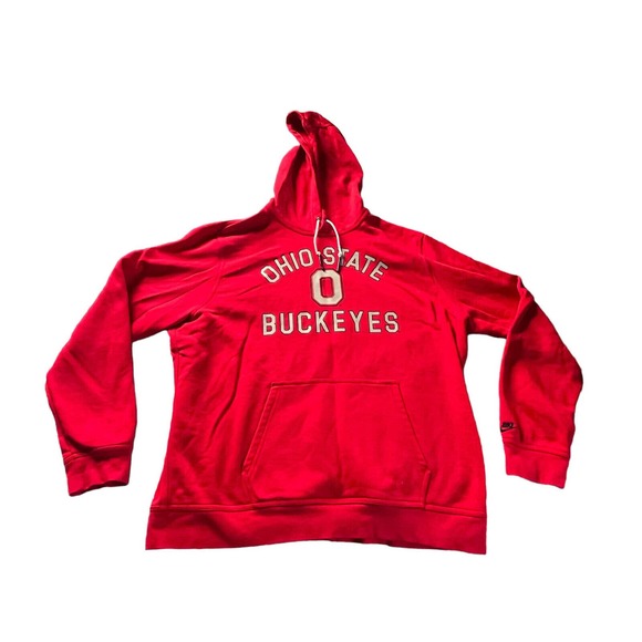 Nike Other - Vintage Nike Ohio State Buckeyes Hoodie 2XL Red Tag OSU NCAA